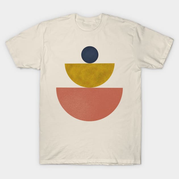 Mid Century Geometric T-Shirt by illustreline